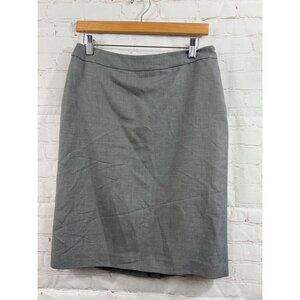 Nine West Skirt Womens Size 6 Gray Casual Fully Lined Careerwear Minimalist